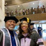 Dean Mays and Dr. mOe U of MN graduation 2023